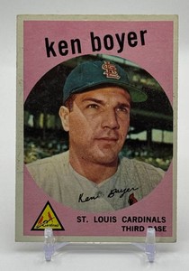 Ken Boyer 1959 Topps Vintage Baseball Card No. 325