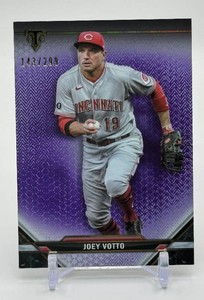Joey Votto 299 2021 Topps Triple Threads Purple Baseball Card No. 40