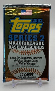 1 Pack of 2002 Topps Series 2 Baseball Cards