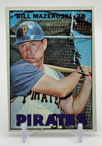 Bill Mazeroski 1967 Topps Vintage Baseball Card No. 510