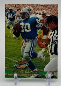Barry Sanders 1993 Topps Stadium Club Members Choice Football Card No. 496