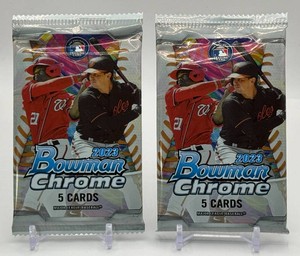 2 Packs of 2023 Bowman Chrome Baseball Cards