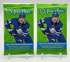 2 Packs of 2021-22 O-Pee-Chee Hockey Cards