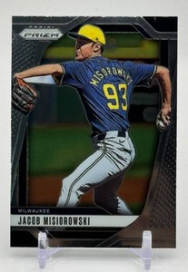 Jacob Misiorowski 2025 Prizm Baseball Rookie Baseball Card No. 4