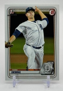 Tarik Skubal RC 1st Bowman 2020 Bowman Rookie Baseball Card No. BP-108
