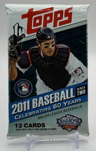1 Pack of 2011 Topps Series 2 Baseball Cards (Mike Trout RC)