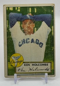 Ken Holcombe 1952 Topps Vintage Baseball Card No. 95