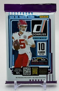 1 Pack of 2025 Donruss Football Cards
