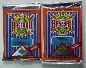2 Packs of 1992 Upper Deck Baseball Cards (Ted Williams Auto Chase)