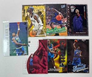 Kevin Garnett 7-Card Minnesota Timberwolves Basketball Card Lot
