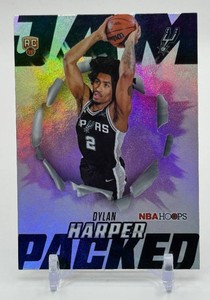Dylan Harper Jam Packed 2026 NBA Hoops Foil Rookie Basketball Card No. JP-12