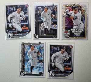 Aaron Judge 5-Card Baseball Card Lot