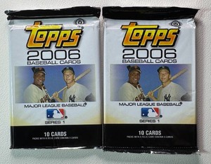 2 Packs of 2006 Topps Series 1 Baseball Cards