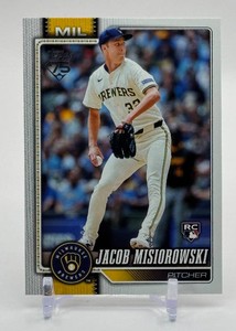 Jacob Misiorowski RC 2026 Topps Series 1 Rookie Baseball Card No. 10