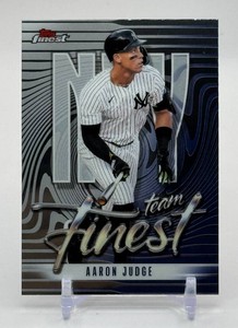 Aaron Judge 2026 Topps Finest Team Finest Baseball Card No. TF-12