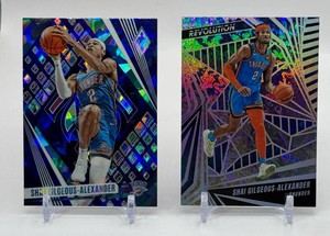 Shai Gilgeous-Alexander 2-Card ParallelInsert Basketball Card Lot