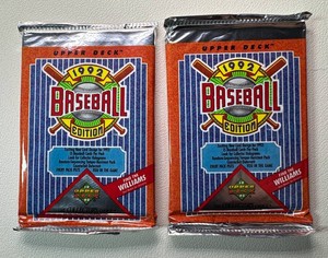 2 Packs of 1992 Upper Deck Baseball Cards (Ted Williams Auto Chase) (2)