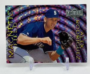 Alex Rodriguez 1997 Metal Universe Magnetic Field Baseball Card