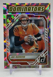 Joe Burrow 2025 Donruss Dominators Insert Football Card No. DOM-JBW