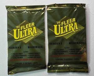 2 Packs of 1994 Fleer Ultra Baseball Cards