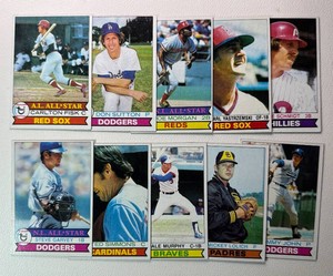 10-Card 1979 Topps Baseball Card Lot (StarsHOF)