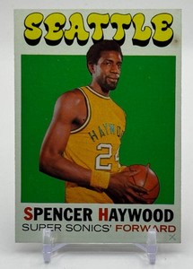 Spencer Haywood 71-72 Topps Vintage Basketball Card No. 20