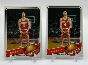 Rick Barry 1979-80 2-Card Basketball Card Lot