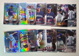 14-Card Minnesota Twins RookieParallel Baseball Card Lot