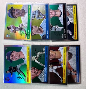 8-Card Topps Chrome Platinum Minnesota Twins Baseball Card Lot
