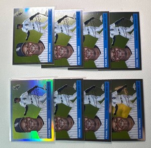 8-Card Topps Chrome Platinum Frank Thomas Baseball Card Lot