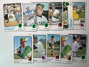 11-Card 1973 Topps Vintage Baseball Card Lot (StarsHOF) (2)