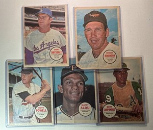 5 Mini Vintage StarHOF Poster Baseball Lot