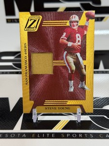 Steve Young Jersey patch 100 2005 Donruss Zenith #Z-87 Numbered 052100 Football Card