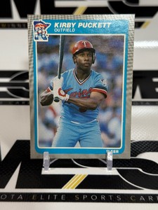 Kirby Puckett RC 1985 Fleer #286 Rookie Vintage Minnesota Twins BaseballC ard