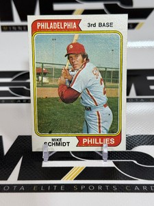 Mike Schmidt 2nd Year 1974 Topps #283 Vintage Baseball Card