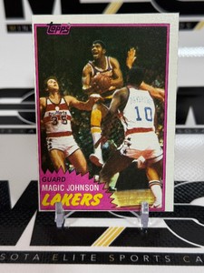 Magic Johnson 1981-82 Topps #21 Vintage Basketball Card