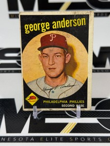 George Sparky Anderson RC 1959 Topps #338 Vintage Rookie Baseball Card