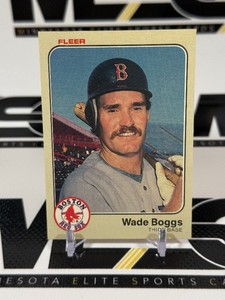 Wade Boggs RC 1983 Fleer #179 Vintage Rookie Baseball Card