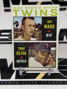 Tony Oliva 2nd year 1964 Topps #116 Minnesota Twins Rookie Stars Vintage Baseball Card