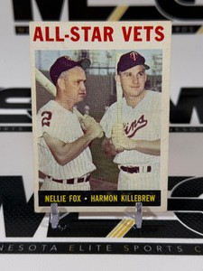1964 Topps All-Star Vets #81 - Harmon Killebrew and Nellie Fox Vintage Baseball Card