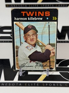 Harmon Killebrew 1971 Topps #550 Vintage Minnesota Twins Baseball Card