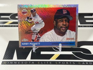 Kirby Puckett 499 2025 Topps Chrome #448 Numbered 309499 Minnesota Twins Baseball Card