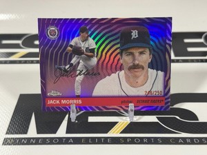 Jack Morris 250 2025 Topps Chrome #478 Numbered 246250 Baseball Card