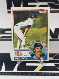 Wade Boggs RC 1983 Topps #498 Vintage Rookie Baseball Card