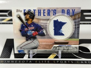Byron Buxton Fathers Day Commemorative Team Patch Card 2023 Topps #FD-BBX Minnesota Twins Baseball Card