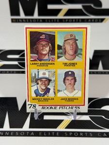 Jack Morris RC 1978 Topps Rookie Pitchers #703 Vintage Baseball Card