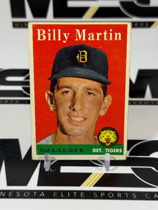 Billy Martin 1958 Topps #271 Vintage Baseball Card