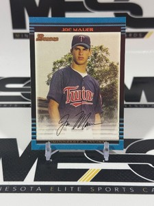 Joe Mauer RC 2002 Bowman #379 Rookie Minnesota Twins Baseball Card