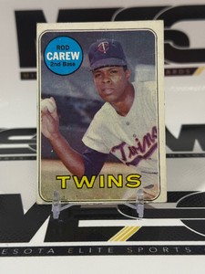 Rod Carew 1969 Topps #510 Vintage Minnesota Twins Baseball Card