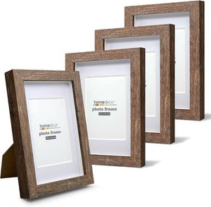 4x6 Shadow Box Picture Frame with Real Tempered Glass  Farmhouse Rustic Shadow Box Wood Frame, Kid-Safe Tempered Glass, Vertical & Horizontal Gallery Wall & Tabletop Display